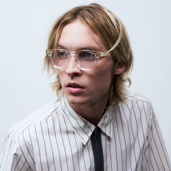 Calipso Optical / Crystal Acetate & Blue - Light Lens - Shade Files